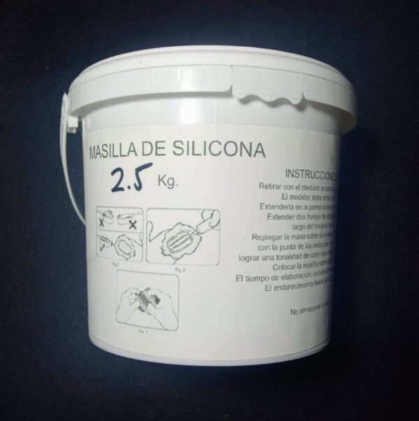 2,5 kg de Masilla de silicona