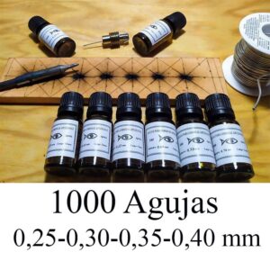 1000 AGUJAS 0.25-0.30-0.35- 0.40 mm