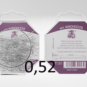 400 Alfileres Folch acero inoxidable de 0,52 mm