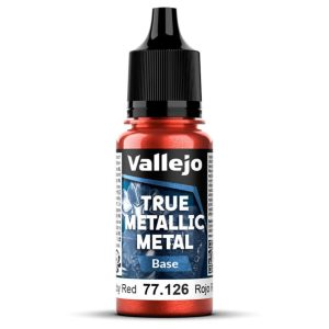 Pintura Metálica Vallejo Rojo Rubí 18ml.
