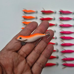 Potera 4,8 cm  Naranja Blanco